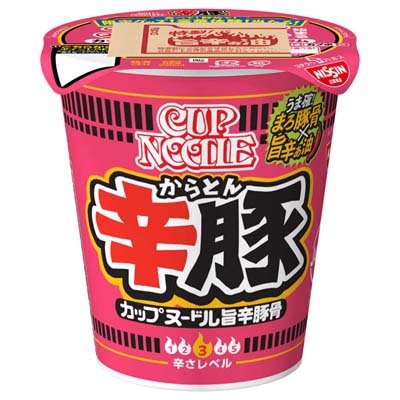 日清　カップヌードル　辛豚　83ｇ