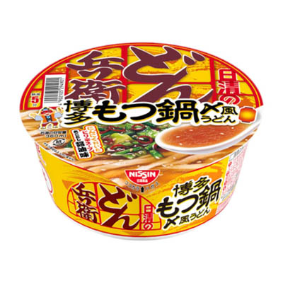 日清　どん兵衛博多もつ鍋〆風うどん　95g