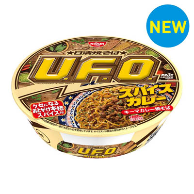 日清焼そばU.F.O.　スパイスカレー　キーマカレー焼そば　103ｇ