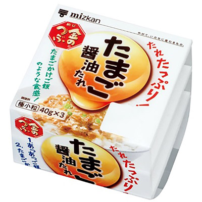 ミツカン 金のつぶ たまご醤油たれ 40g×3
