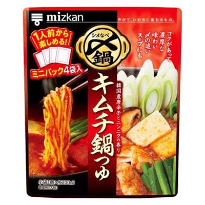 ミツカン キムチ鍋つゆミニパック 1人前×4袋入