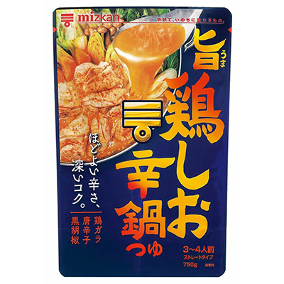 ミツカン 旨鶏しお辛鍋つゆ ストレートタイプ 3~4人前 750g