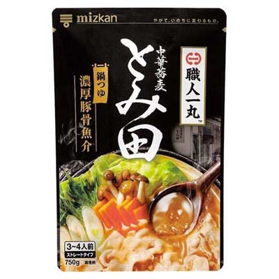 ミツカン 中華蕎麦とみ田監修 濃厚豚骨魚介鍋つゆ 750g