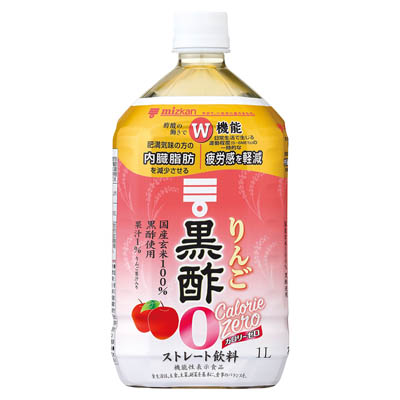 ミツカン　りんご黒酢カロリーゼロストレート１Ｌ