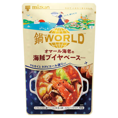 ミツカン　鍋ＴＨＥＷＯＲＬＤオマール海老の海賊ブイヤベーステイスト　750ｇ
