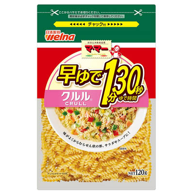 日清製粉ウェルナ マ・マー早ゆでクルル120g