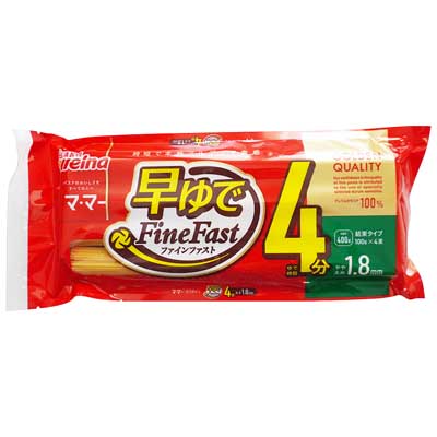 マ・マー 早ゆでスパゲティ 1.8mm 400g