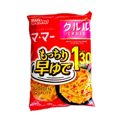 日清製粉ウェルナ　マ・マー　もっちり早ゆで1分30秒クルル　120ｇ