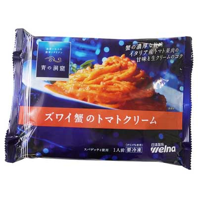 日清製粉ウェルナ　青の洞窟ズワイ蟹のトマトクリーム　273g