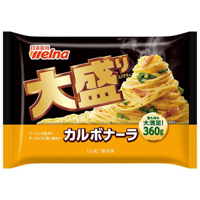 日清製粉ウェルナ　大盛りスパゲティ　カルボナーラ　360ｇ