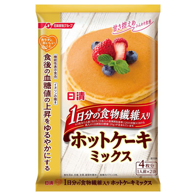 日清1日分の食物繊維入りホットケーキミックス160g