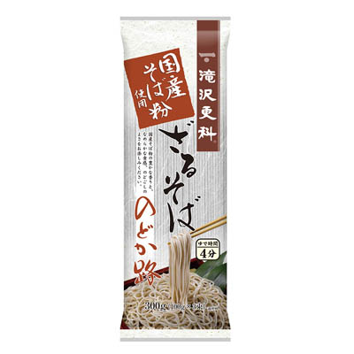 滝沢更科　国産そば粉　ざるそば　のどか路