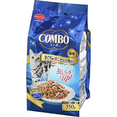 コンボキャット まぐろ味・カニカマ・小魚添え 350g