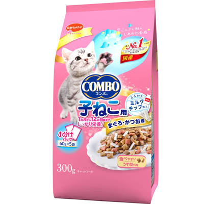 コンボキャット 子ねこ用 ミルクチップ添え 300g