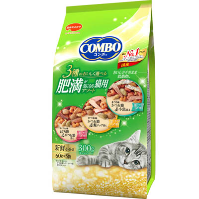 コンボキャット 肥満が気になる猫用 アソート 300g