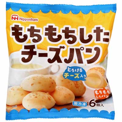 日本ハム もちもちしたチーズパン 6個入