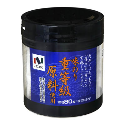 ニコニコのり 重等級原料使用 味のり卓上 10切80枚