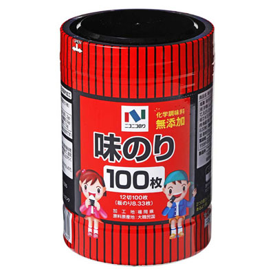 ニコニコのり　味のり１２切１００枚