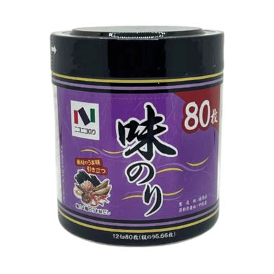 ニコニコ　中国産味のり卓上　８０枚