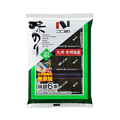 ニコニコ　味のり銀１２切５枚６束