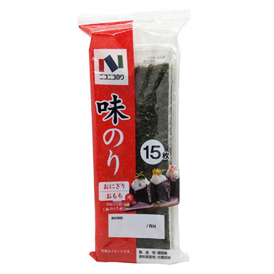 ニコニコのり 味のり 3切15枚