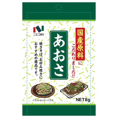 ニコニコのり　国産あおさ　8ｇ