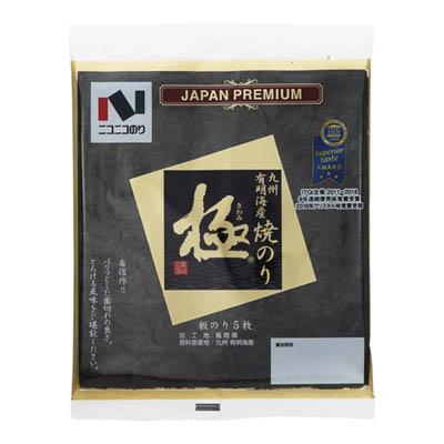 ニコニコ　焼のり極　5枚入