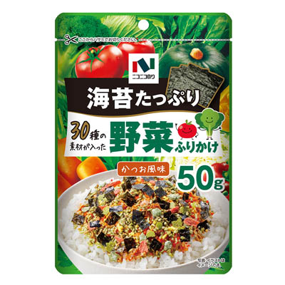 ニコニコのり　30種の素材が入った　野菜ふりかけ　50g