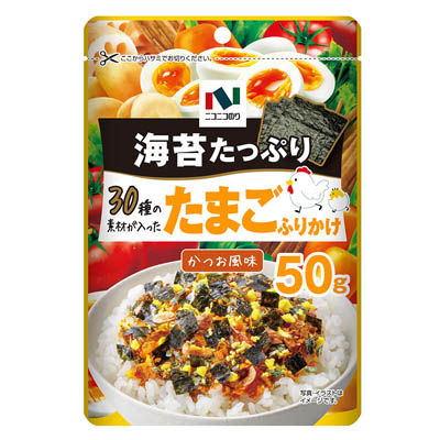 ニコニコのり　30種の素材が入った　たまごふりかけ　50g