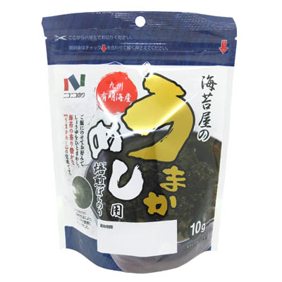 ニコニコのり　うまかめし用焙煎ばらのり　１０ｇ