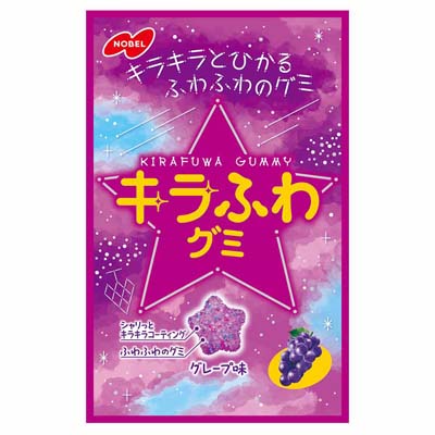 ノーベル キラふわグミ グレープ味 50g