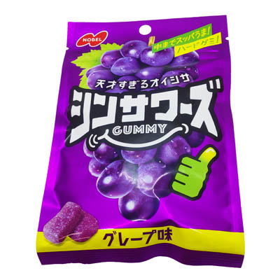 ノーベル シンサワーズグミ グレープ味 50g