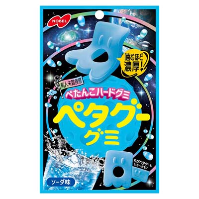 ノーベル製菓　ぺタグーグミ　ソーダ味　50ｇ