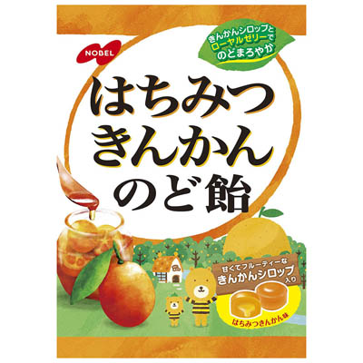 ノーベル はちみつきんかんのど飴 110g