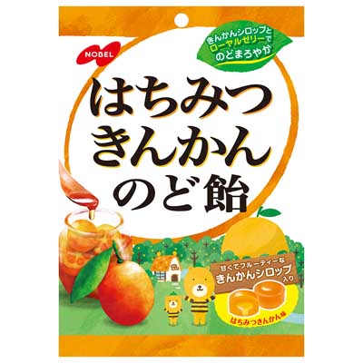 ノーベル はちみつきんかんのど飴 110g