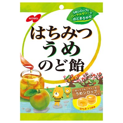 ノーベル はちみつうめのど飴 110g