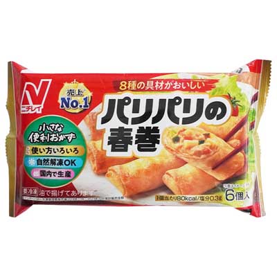 ニチレイ　パリパリの春巻　6個
