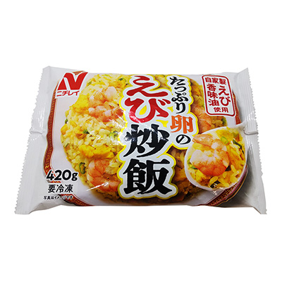 ニチレイ　たっぷり卵のえび炒飯　420ｇ