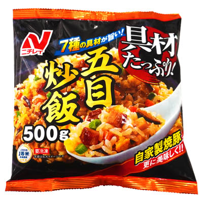 ニチレイ　具材たっぷり五目炒飯　500g