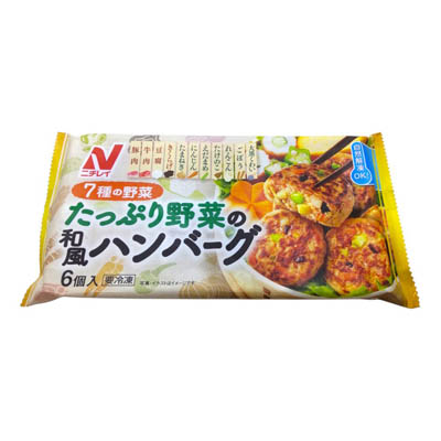 ニチレイ たっぷり野菜の和風ハンバーグ 6個入