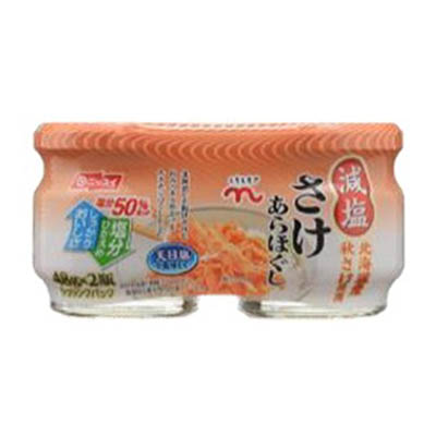 くらしモア ニッスイ減塩さけあらほぐし 48gx2瓶