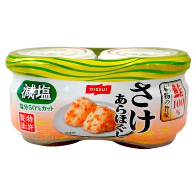 ニッスイ　塩分50％カット　さけあらほぐし　45ｇ×2個パック