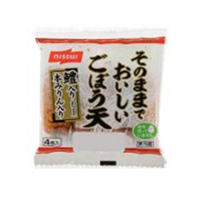 くらしモア　ニッスイそのままでおいしいごぼう天　２７ｇ×４本