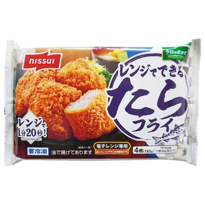 ニッスイ レンジでできるたらフライ 4枚入