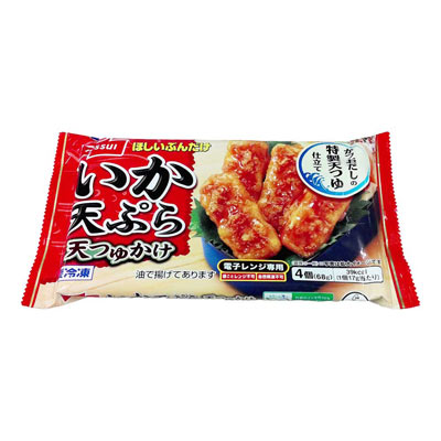 ニッスイ いか天ぷら 天つゆかけ 4個入