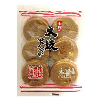 七尾 太鼓せんべい12枚