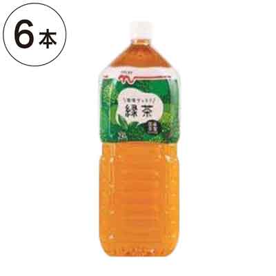 【ケース販売】くらしモア 緑茶 国産茶葉使用 2L×6本