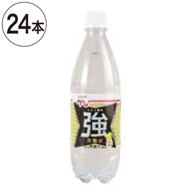 【ｹｰｽ販売】くらしモア　強炭酸水レモン　500ml×24本