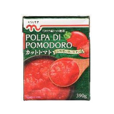 くらしモア イタリア産 カットトマト テトラパック 390g