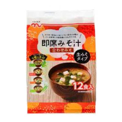くらしモア 即席みそ汁 合わせみそ 12食入
